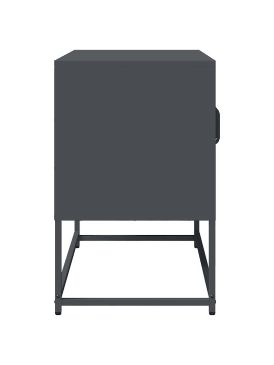Tv skříňka antracit 68x39x60,5 cm ocel válcovaná za studena