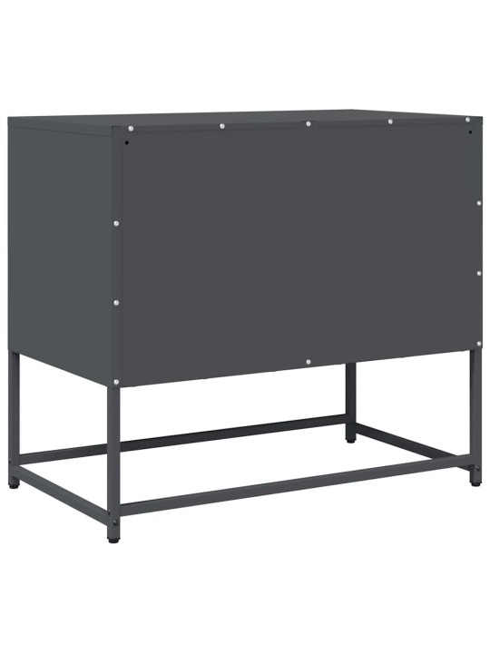 Tv skříňka antracit 68x39x60,5 cm ocel válcovaná za studena