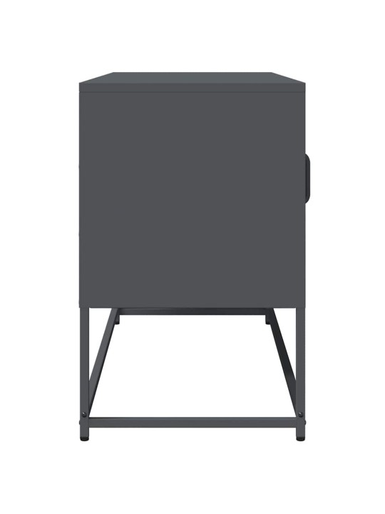 Tv skříňka antracitová 100,5x39x60,5 cm ocel
