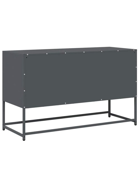 Tv skříňka antracitová 100,5x39x60,5 cm ocel