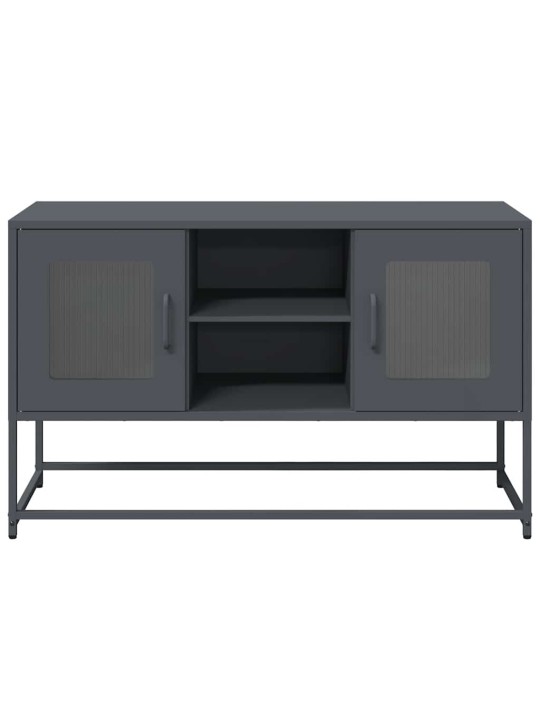 Tv skříňka antracitová 100,5 x 39 x 60,5 cm ocel