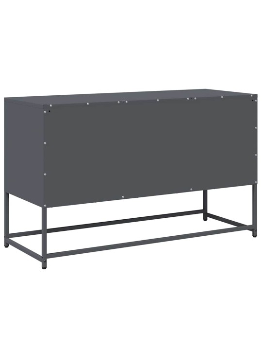 Tv skříňka antracitová 100,5 x 39 x 60,5 cm ocel