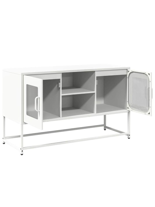 Tv skříňka bílá 100,5 x 39 x 60,5 cm ocel