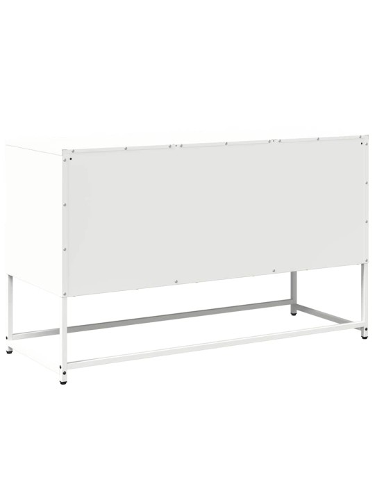 Tv skříňka bílá 100,5 x 39 x 60,5 cm ocel