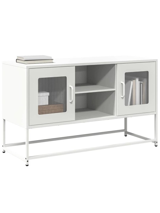 Tv skříňka bílá 100,5 x 39 x 60,5 cm ocel