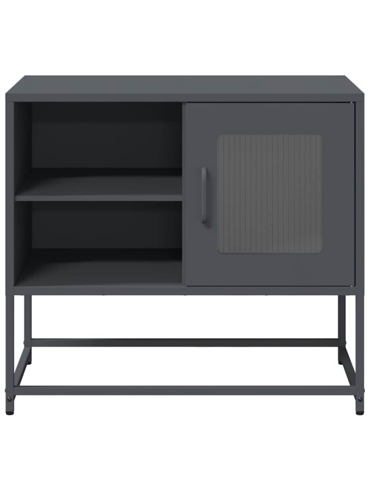 Tv skříňka antracitová 68 x 39 x 60,5 cm ocel