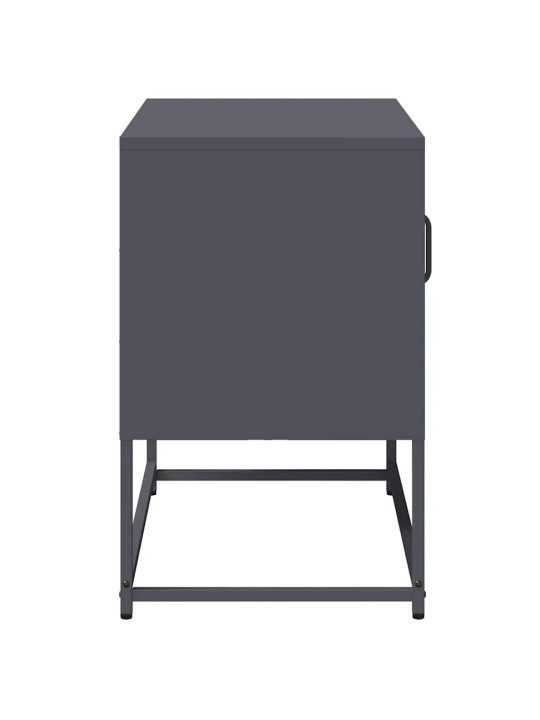 Tv skříňka antracitová 68 x 39 x 60,5 cm ocel