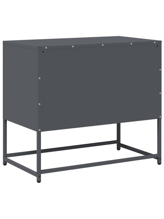 Tv skříňka antracitová 68 x 39 x 60,5 cm ocel