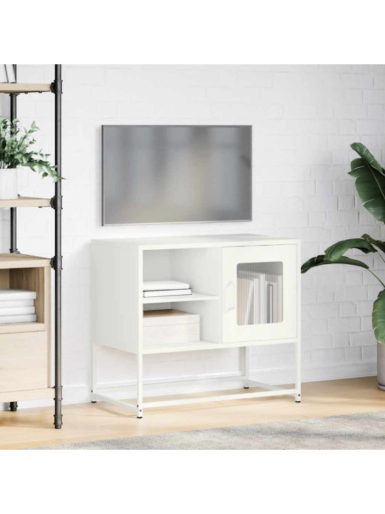 Tv skříňka bílá 68 x 39 x 60,5 cm ocel