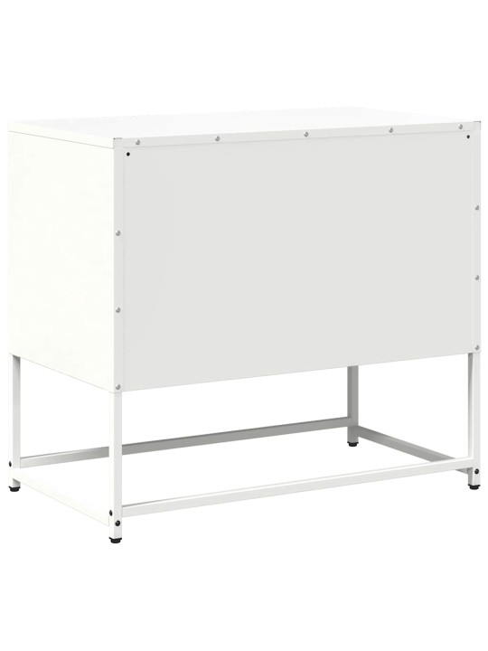 Tv skříňka bílá 68 x 39 x 60,5 cm ocel