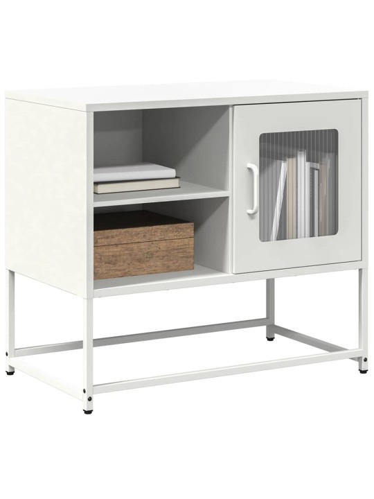 Tv skříňka bílá 68 x 39 x 60,5 cm ocel