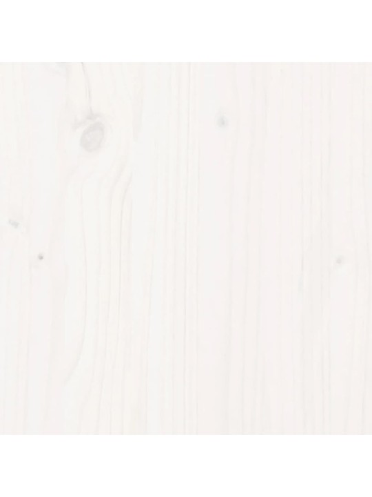 Rám trojité patrové postele bílý 160x200/80x160 cm borovice