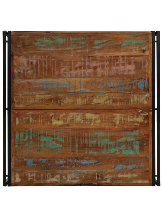 Konferenční stolek vícebarevný 100x100x35 cm recyklované dřevo