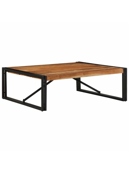 Konferenční stolek 100x100x35 cm masivní dřevo akácie