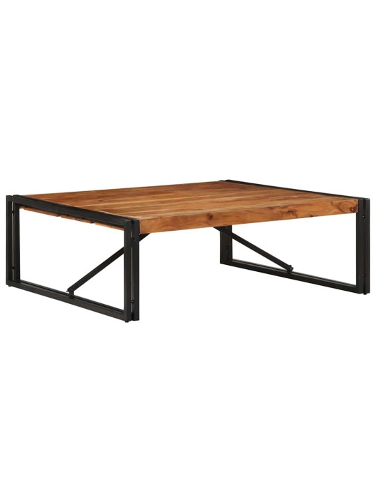 Konferenční stolek 100x100x35 cm masivní dřevo akácie
