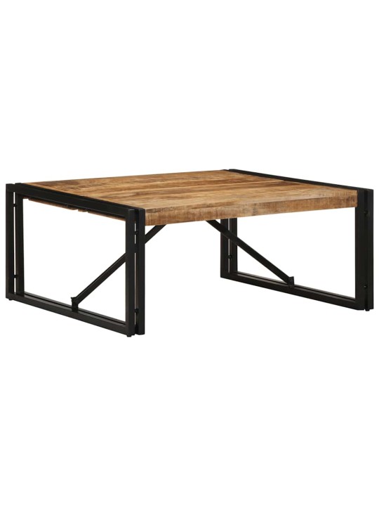 Konferenční stolek 80x80x35 cm masivní hrubé mangovníkové dřevo