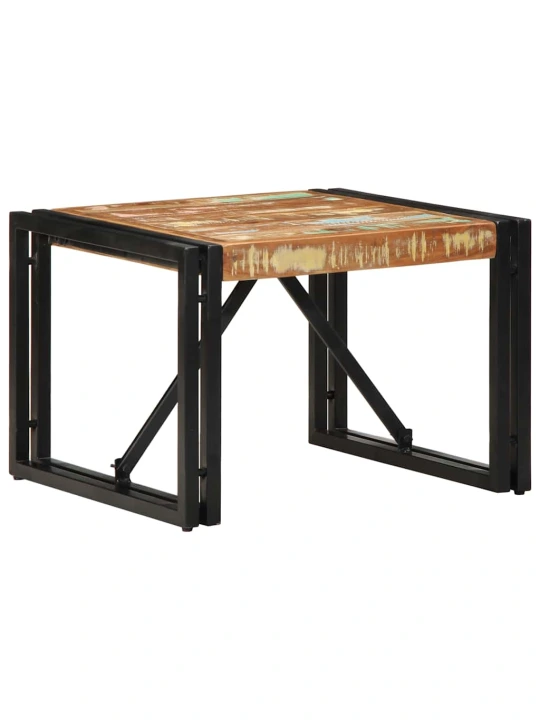Konferenční stolek vícebarevný 50x50x35 cm recyklované dřevo