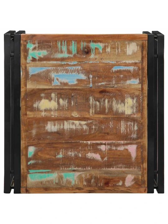 Konferenční stolek vícebarevný 50x50x35 cm recyklované dřevo