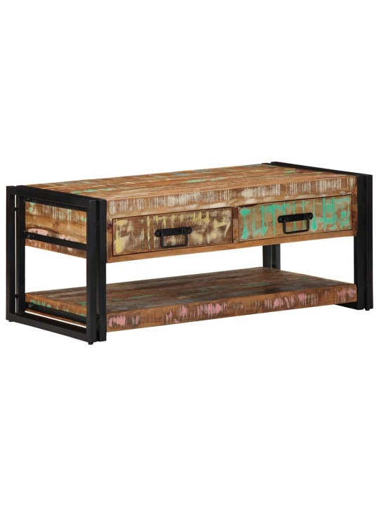 Konferenční stolek vícebarevný 90x50x38 cm recyklované dřevo