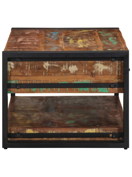 Konferenční stolek vícebarevný 90x50x38 cm recyklované dřevo