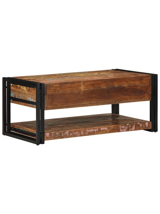 Konferenční stolek vícebarevný 90x50x38 cm recyklované dřevo