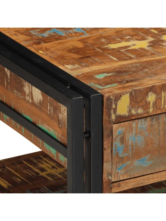 Konferenční stolek vícebarevný 90x50x38 cm recyklované dřevo