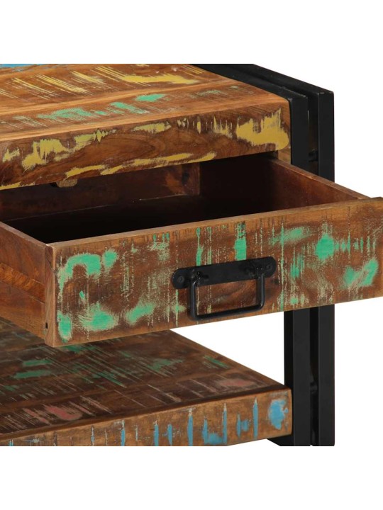 Konferenční stolek vícebarevný 90x50x38 cm recyklované dřevo