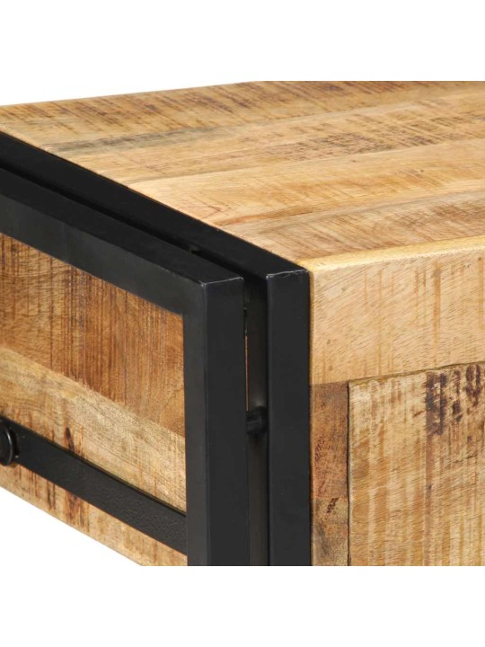 Noční skříňky 2 ks 40x35x50 cm masivní surové dřevo mango