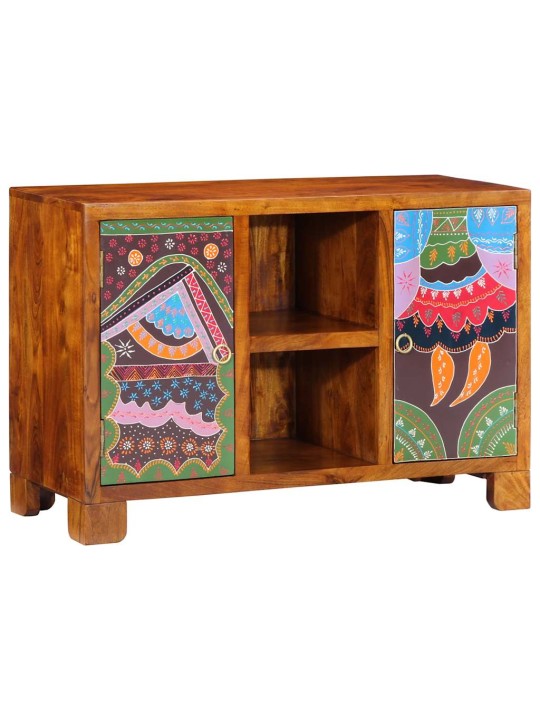 Příborník multicolour 90x35x60 masivní dřevo akácie
