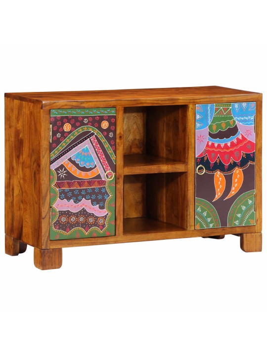 Příborník multicolour 90x35x60 masivní dřevo akácie