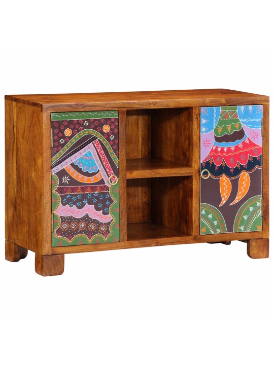 Příborník multicolour 90x35x60 masivní dřevo akácie