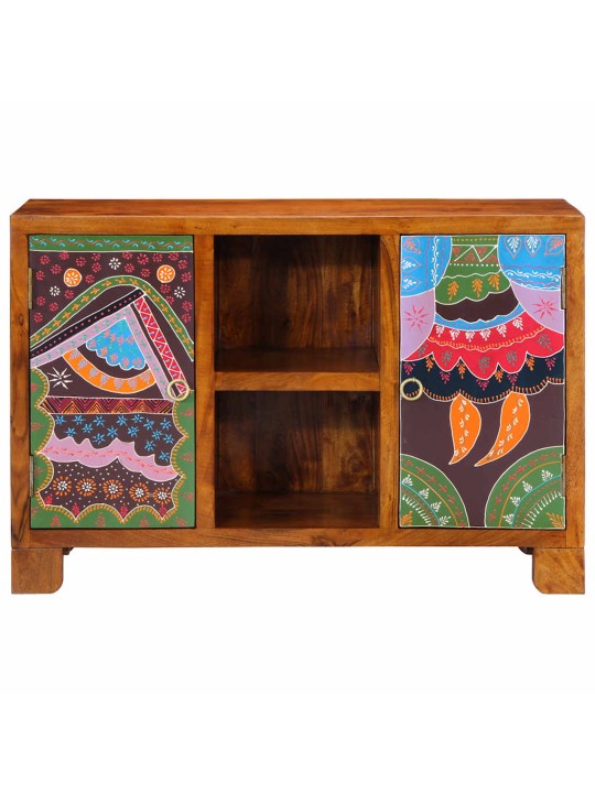 Příborník multicolour 90x35x60 masivní dřevo akácie