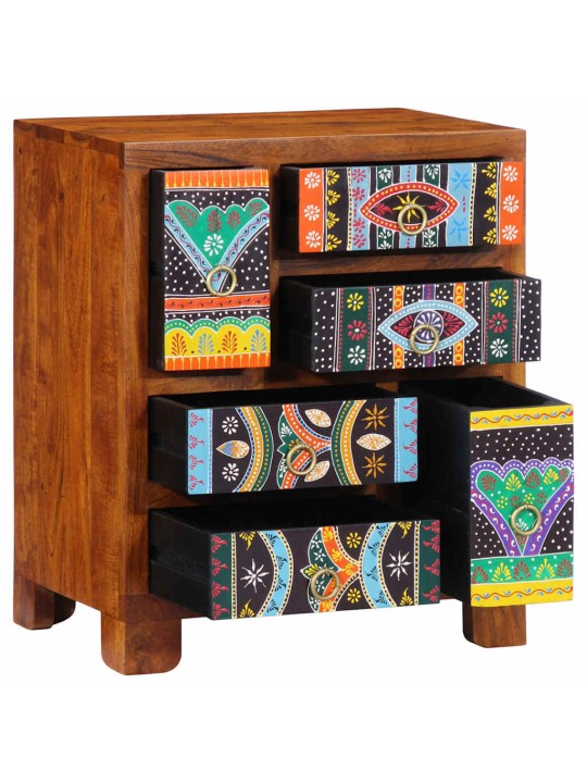 Příborník multicolour 50x35x60 masivní dřevo akácie