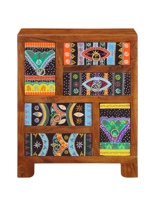 Příborník multicolour 50x35x60 masivní dřevo akácie