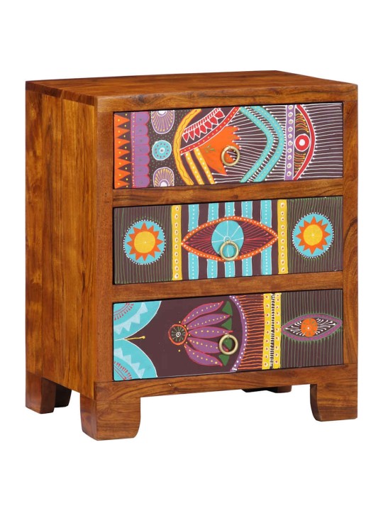 Příborník multicolour 50x35x60 masivní dřevo akácie