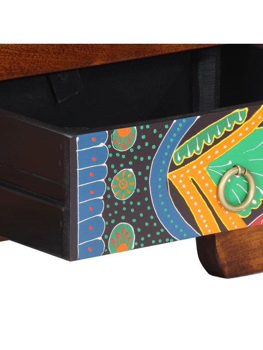 Tv skříňka multicolour 110x30x40 masivní dřevo akácie