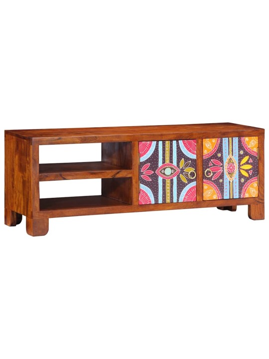 Tv skříňka multicolour 110x30x40 masivní dřevo akácie