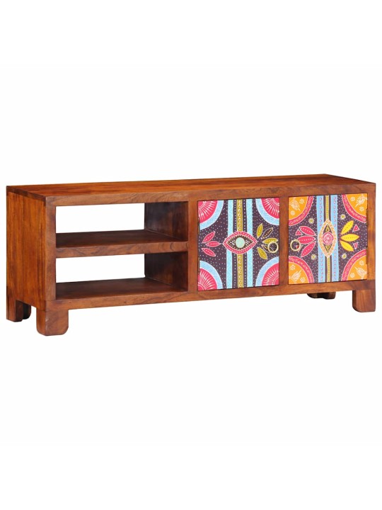Tv skříňka multicolour 110x30x40 masivní dřevo akácie