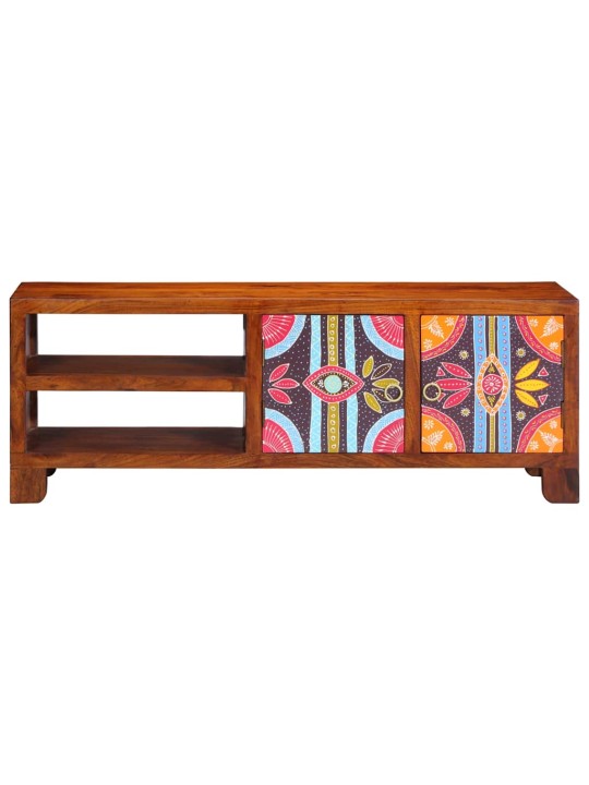 Tv skříňka multicolour 110x30x40 masivní dřevo akácie