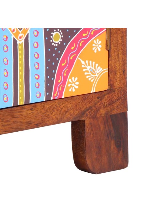 Tv skříňka multicolour 110x30x40 masivní dřevo akácie