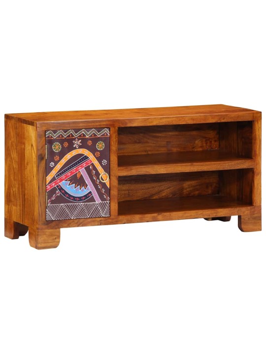 Tv skříňka multicolour 90x30x45 masivní dřevo akácie