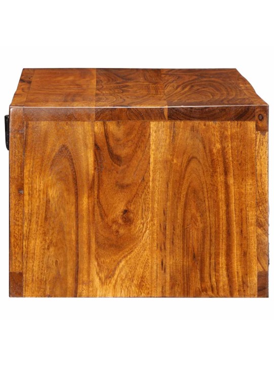Nástěnná tv skříňka multicolour 100x30x22 masivní dřevo akácie