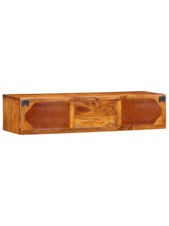 Nástěnná tv skříňka multicolour 100x30x22 masivní dřevo akácie