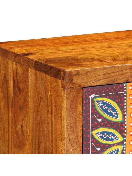Nástěnná tv skříňka multicolour 100x30x22 masivní dřevo akácie