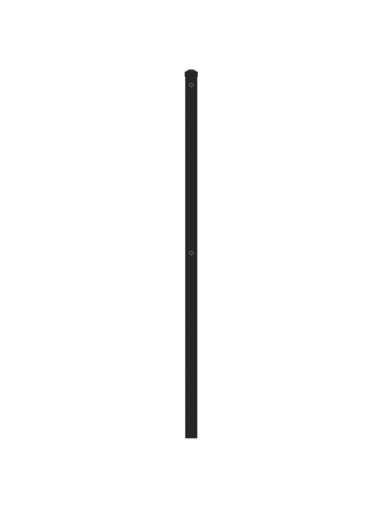 Čelo postele dub sonoma 90 cm železo a kompozitní dřevo