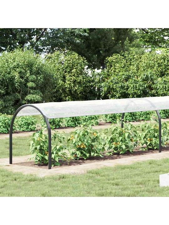 Čirá plachta s oky 1x6 m polyethylen
