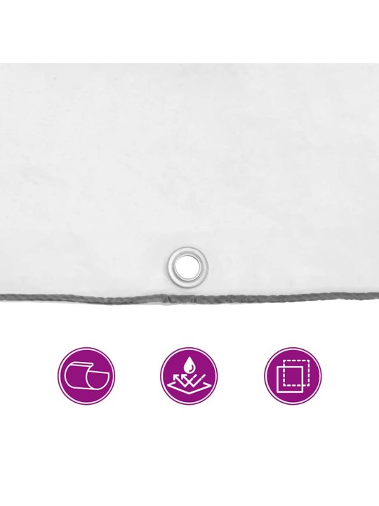 Čirá plachta s oky 2x10 m polyethylen