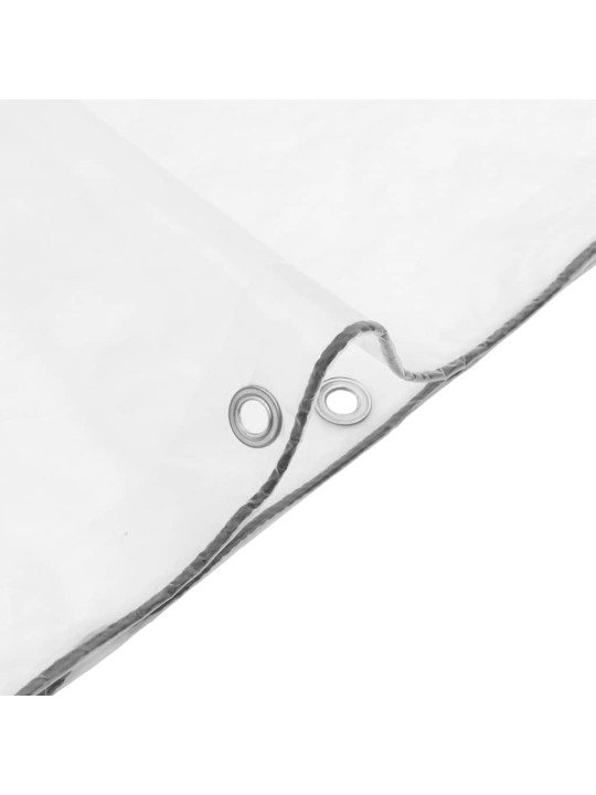 Čirá plachta s oky 6x10 m polyethylen