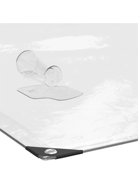 Čirá plachta s oky 8x10 m polyethylen