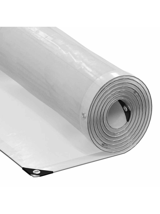 Čirá plachta s oky 10x12 m polyethylen